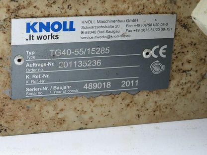 Knoll TG40-55/15285 Immersion Coolant Oil Pump 1.5 KW 460V 3 PH