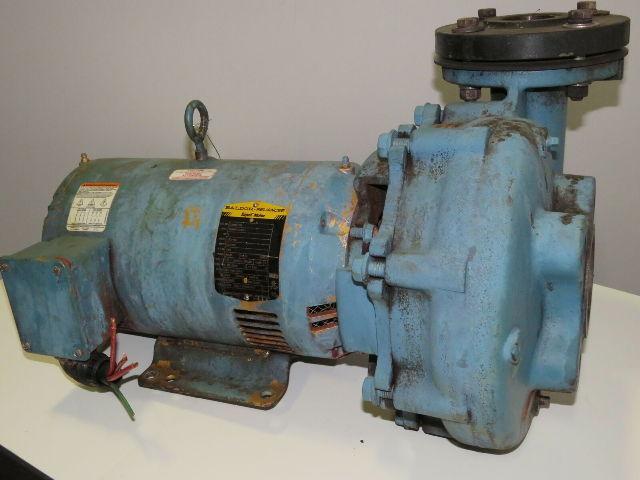 Mepco RC09-25-050-17-3 Pump 3" Shaft W/Baldor EJMM3218T 184JM Frame 1750RPM 5HP