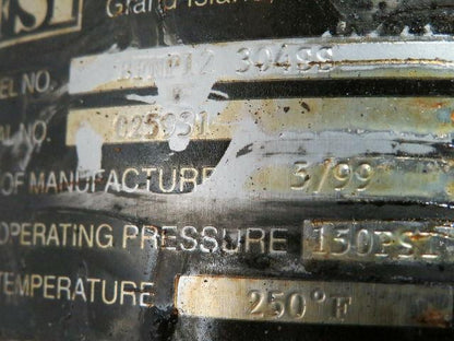 FSI BFNP12 Hydraulic Basket Strainer 304 Stainless Steel #2 Baghouse Filter 29"L