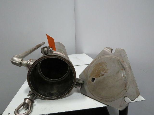 FSI BFNP12 Hydraulic Basket Strainer 304 Stainless Steel #2 Baghouse Filter 29"L