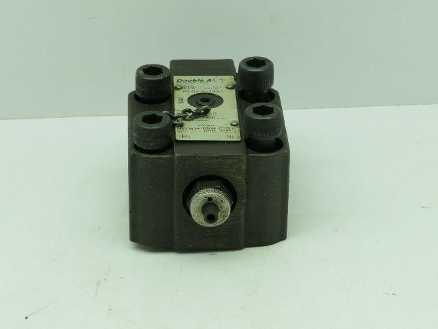 Double A WQ-06-Y-19A1 Hydraulic Valve Block Max PSI 3000