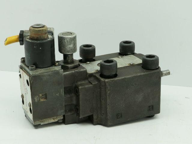Atos DHI-0613 Hydraulic Valve 115V W/WQ-06-Y-J4-10A1-LK Valve Block