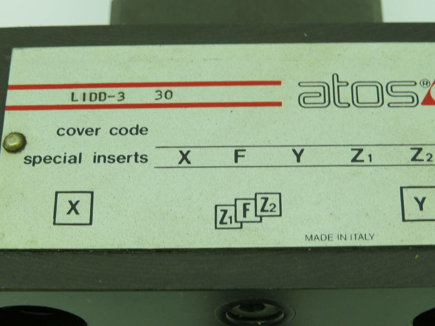 Atos LIDD-3 Hydraulic Flow Control Valve