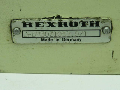 Rexroth DFBH30Z10B1.0/1 Valve
