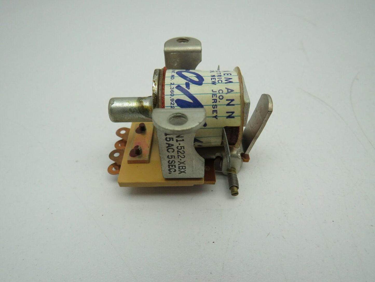 Heinemann AN1-522-XBX Relay 5 sec Delay 115VAC Lot of 2