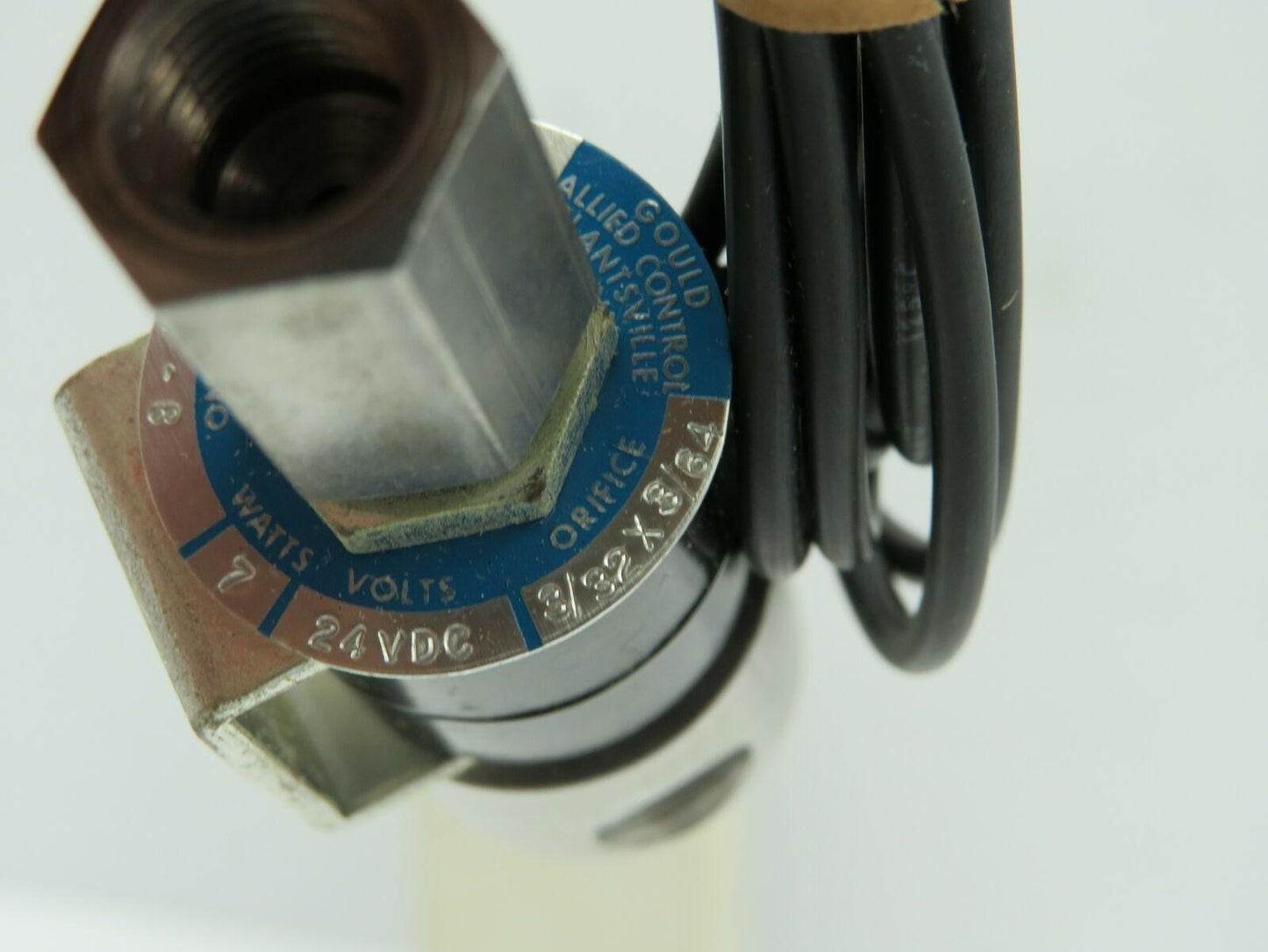 Gould Allied Control 313X-8 Solenoid Valve 24VDC Oxygen