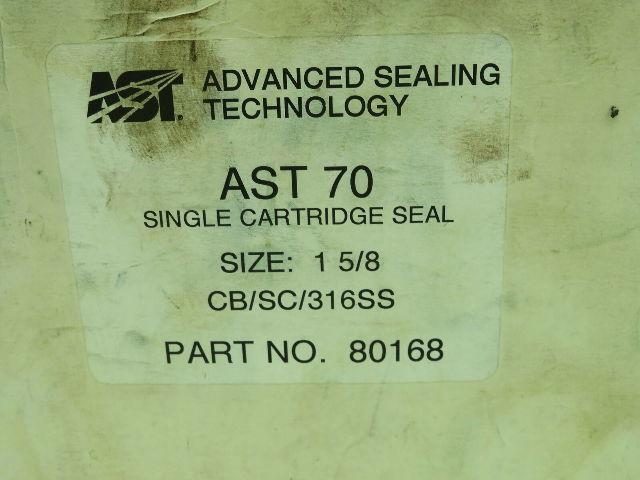 Advanced Sealing Technology AST 70 Single Cartridge Seal Size 1 5/8"