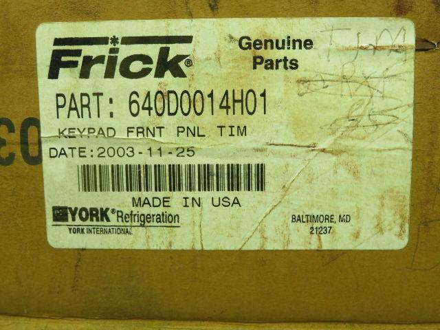 Frick 640D0060H0105901 York Tubular Ice Maker Display Keyboard 640D0014H01