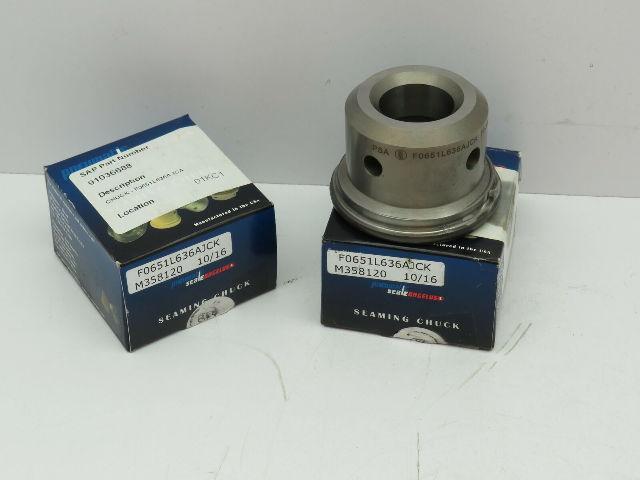 PSA Pneumatic Scale Angelus Can Seamer Seaming Chuck 300 Dia  3"  Lot of 2