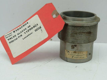 Angelus Seamer 112904CI Threaded Valve Sleeve Stainless 2-5/16"  112904C1
