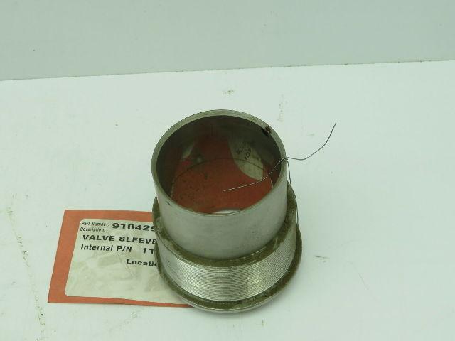 Angelus Seamer 112904CI Threaded Valve Sleeve SS  2-5/16" 112904C1 Lot of 2