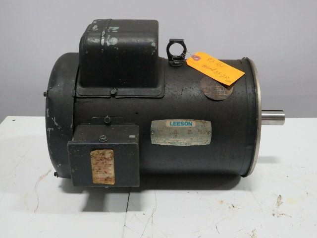 Leeson C184C17FC4C 131545.00 Motor 1PH 3HP 1740RPM 115-208-230V NX184TC