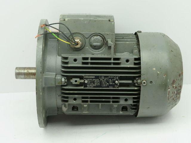 Siemens 1LA7106-2AA11 Motor 3-3.45 KW 50-60Hz 2895-3495 RPM 3PH
