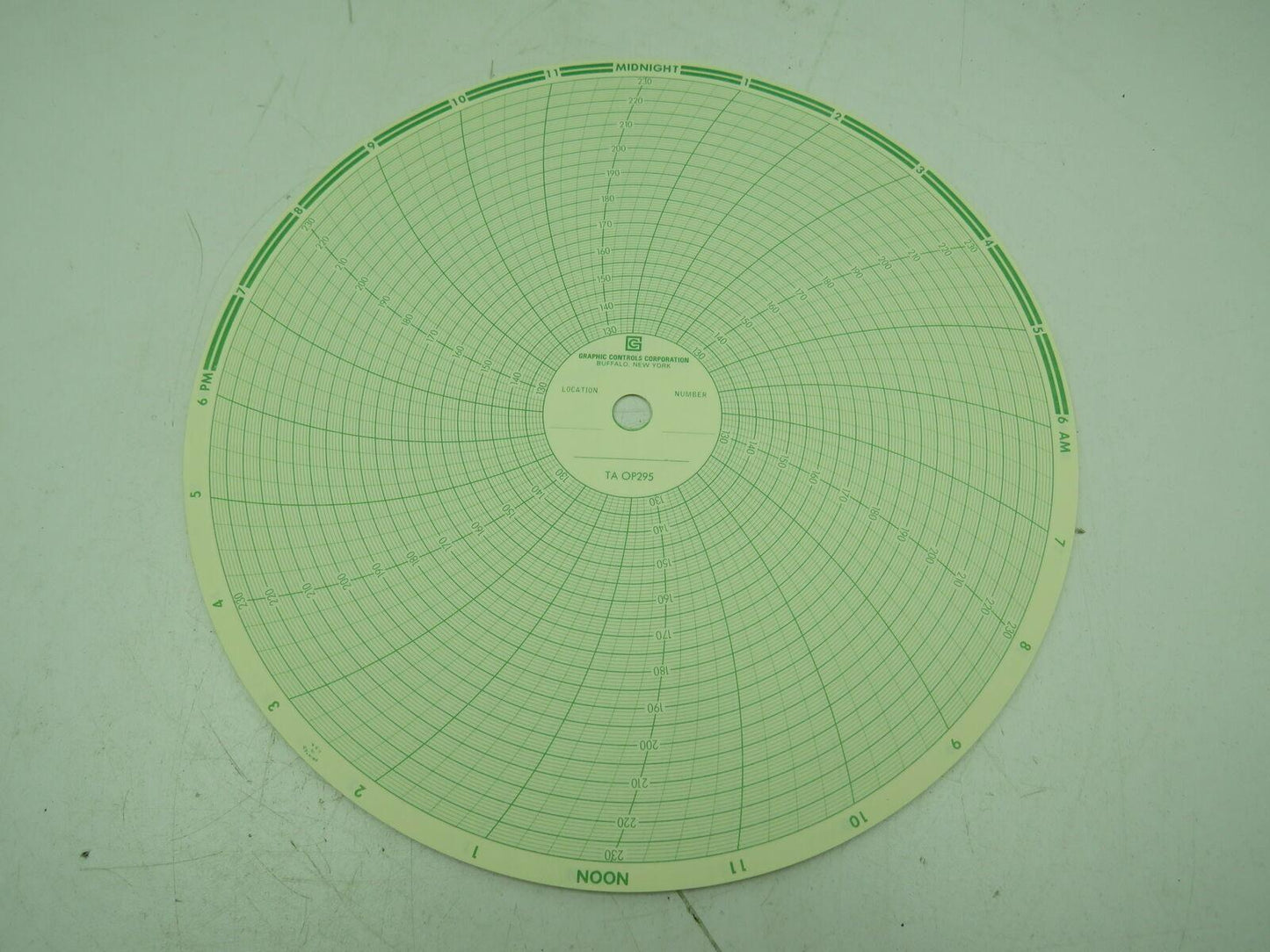 Graphic Controls OP295 Circular Recording Charts 12"  00517748  Lot of 2 Boxes