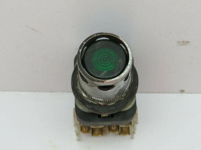 Allen Bradley 800T-PAH16G/T Green Illuminated Push Button 2N.O 2N.C Series T