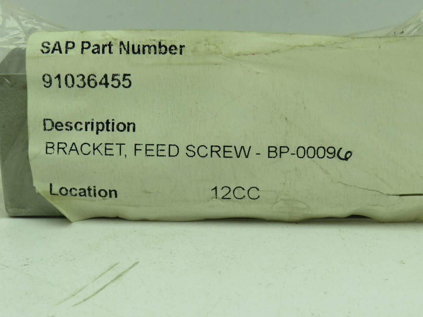 Elmar Filler BP-00096 Feed Screw Bracket