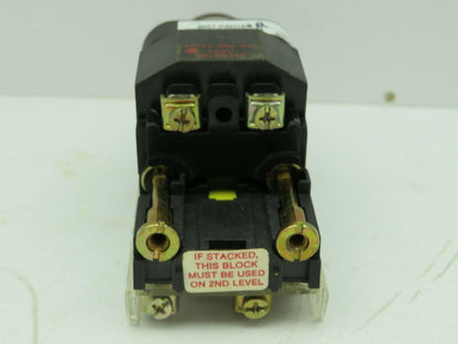 Allen Bradley 800T-PAH16R/T Red Illuminated Push Button 120V 2N.O 2N.C Series T