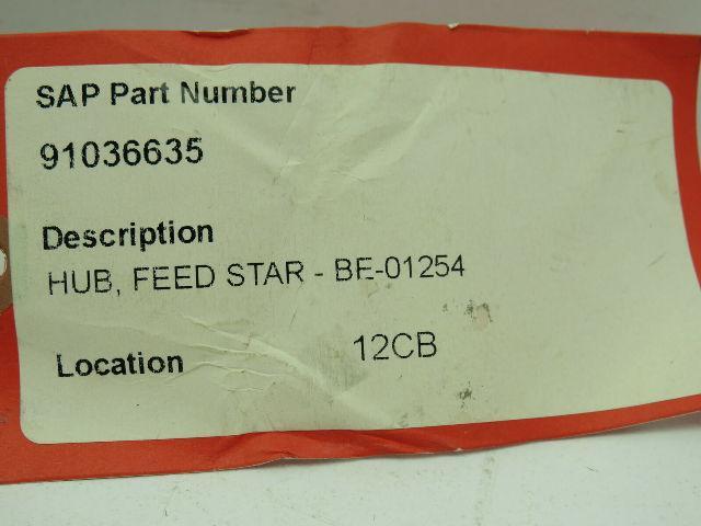 Elmar BE-01254 Feed Star Hub Replacement Part  1-1/8" Bore 3-Bolt Flange