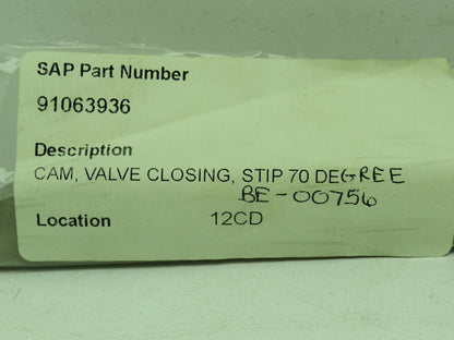 Elmar BE-00756 Cam Stip 70 Degree Replacement Part  7"