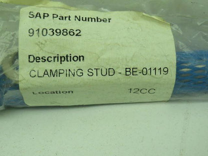 Elmar BE-01119 Threaded Clamping Stud Stainless 4-3/8"  Lot of 6