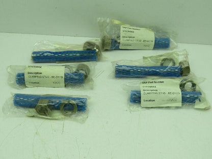 Elmar BE-01119 Threaded Clamping Stud Stainless 4-3/8"  Lot of 6