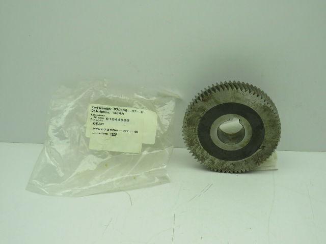 Worm Gear 56 07 G LK  1-7/16 Keyed Bore 70 Teeth 5-5/16" Dia  079156-07-G