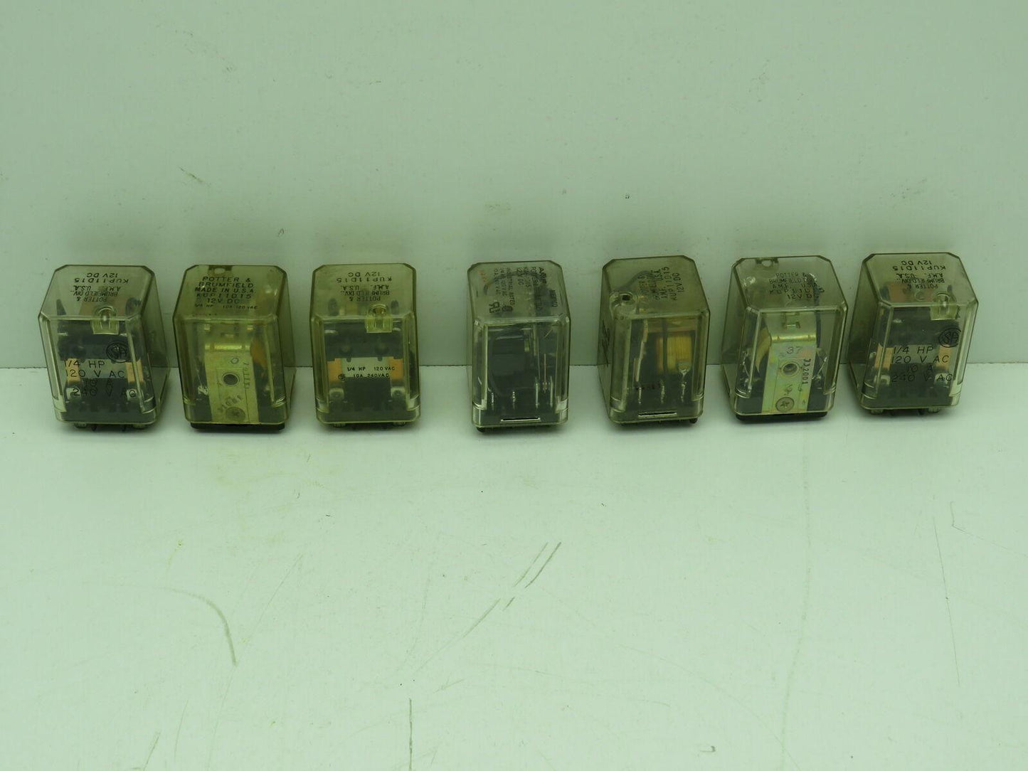 Potter & Brumfield KUP11D15 Relay 10A 12VDC  Lot of 7