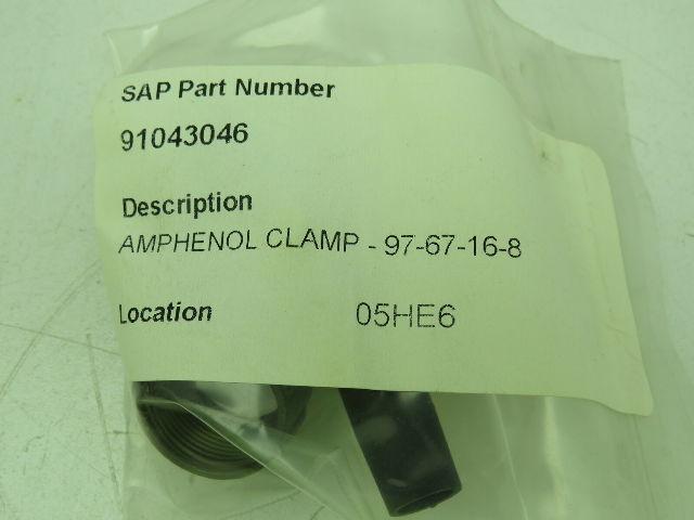 Amphenol 97-67-16-8 Circular Cable Connector Clamp Kit Lot of 4