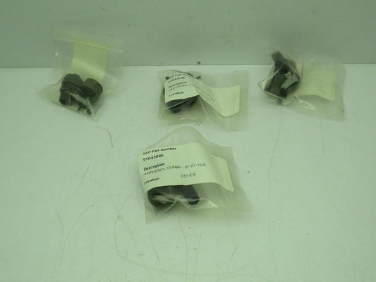 Amphenol 97-67-16-8 Circular Cable Connector Clamp Kit Lot of 4