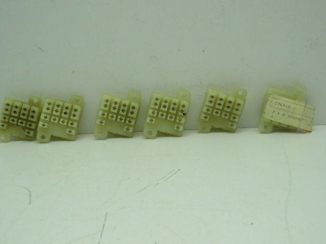 Potter & Brumfield 27E415 Relay Socket Lot of 6
