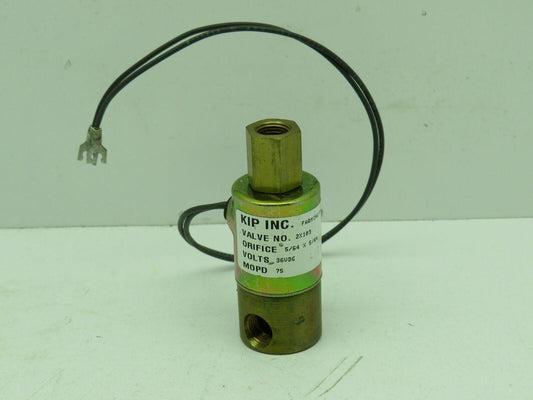 KIP 2x103 Solenoid Valve 36VDC 7W