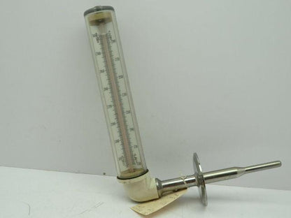 ClearVue G5RL 3"TC Sanitary Thermometer 150-300F Deg Right Angle