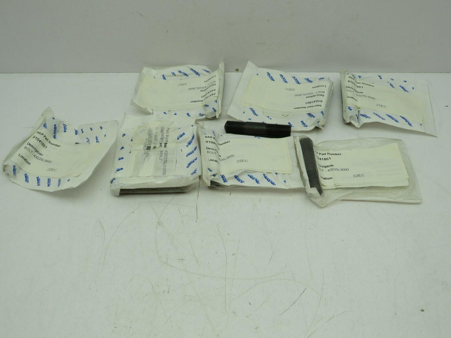 Total Source 43225L3000 Forklift Axle Bolt 3" Lot of 8