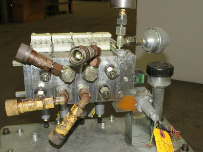 Hawe MP44A-H6.0/B11T-7869901USA Hydraulic Pump 4 Stack Valve Block 24VDC
