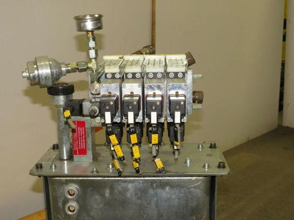 Hawe MP44A-H6.0/B11T-7869901USA Hydraulic Pump 4 Stack Valve Block 24VDC