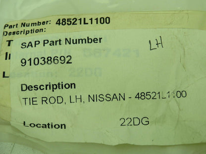 Nissan 48521L1100 Forklift Tie Rod End LH