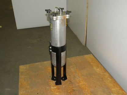 Micron Technologies Aluminum Basket Strainer #2 Baghouse Filter 1" NPT Ports