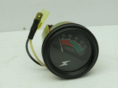 Kanto Seiki Nissan 25110L4503 Analog Round Voltmeter Gauge 36v 48v 20-60 KVM-1