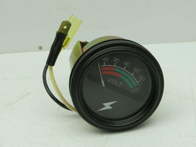 Kanto Seiki Nissan 25110L4503 Analog Round Voltmeter Gauge 36v 48v 20-60 KVM-1