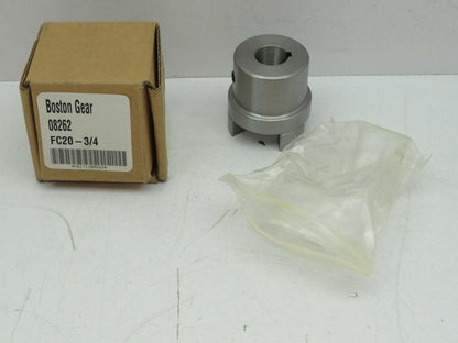 Boston Gear FC20X3/4 Steel Jaw Coupling Hub 3/4"" Keyed Bore FC20-3/4