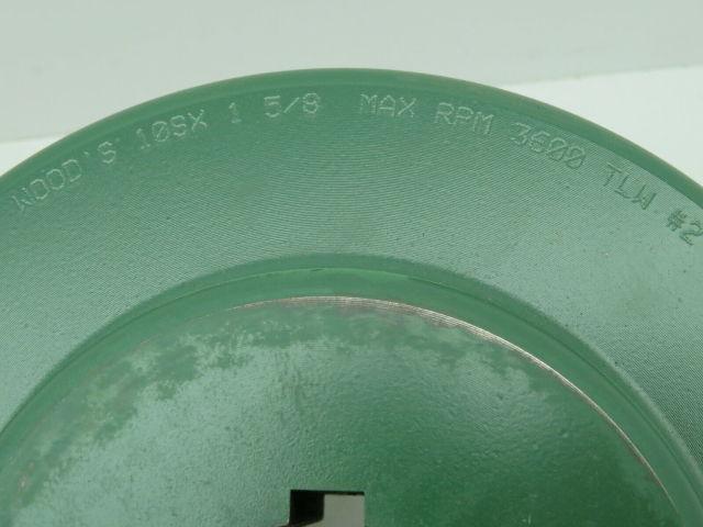 TB Woods 10SX1 5/8 SF Flange Sure-Flex Coupling 1-5/8" Keyed Bore 10S158