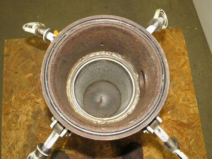 Commercial Filters SB11 Strainer Carbon Steel #2 Baghouse Filter 15" Long 150PSI
