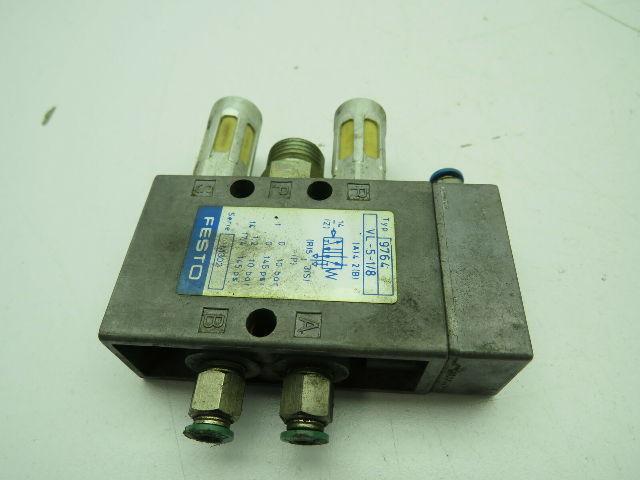 Festo 9764VL-5-1/8 Valve Block 145 PSI