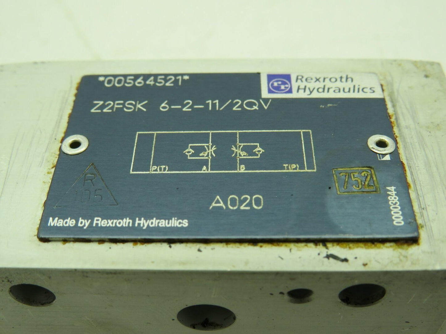 Rexroth Hydraulics Z2FSK 6-2-11/2QV Double Solenoid Hydraulic Check Valve