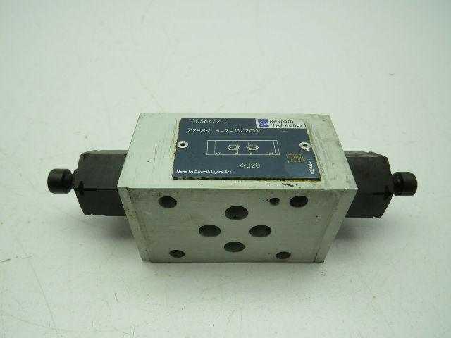 Rexroth Hydraulics Z2FSK 6-2-11/2QV Double Solenoid Hydraulic Check Valve
