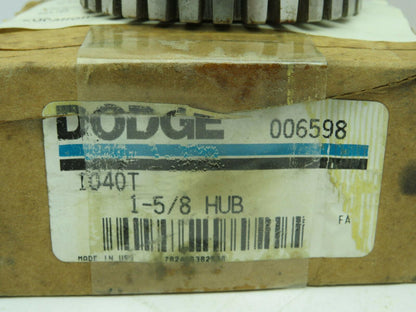Dodge 1040T1 5/8 Grid Coupling Hub 1-5/8" Keyed Bore Lot of 2