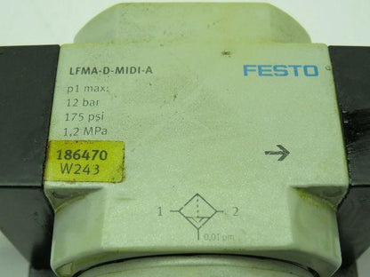 Festo LFMA-D-MIDI-A Filter 175 PSI