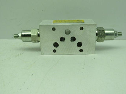 Dynex Rivett S8620-02-AB-V-20 Dual Flow Hydraulic Control Sandwich Valve