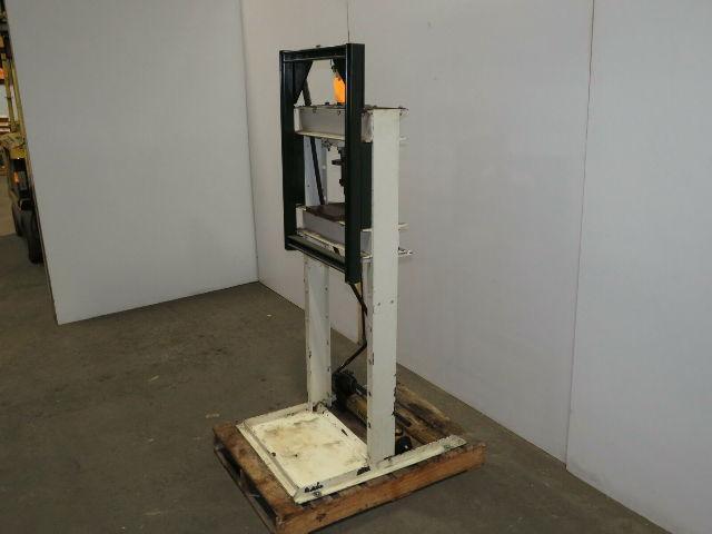 10 Ton H-Frame Manual Hydraulic Shop Press Enerpac Pump and RC1010 Cylinder