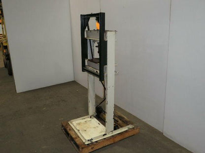 10 Ton H-Frame Manual Hydraulic Shop Press Enerpac Pump and RC1010 Cylinder